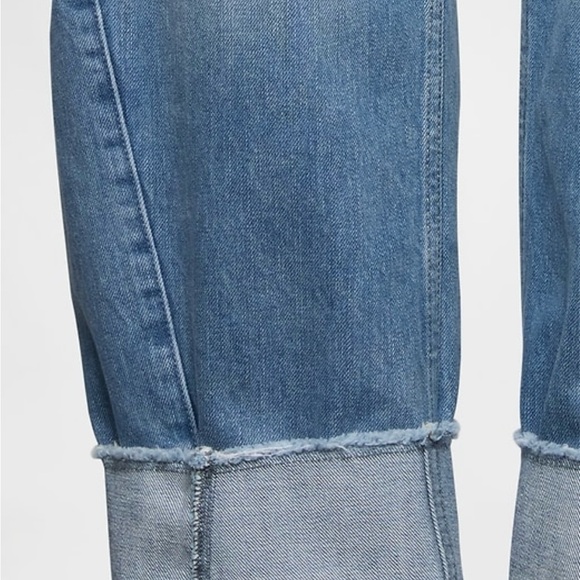 Gap Hi Rise Cuffed Barrel Leg Jeans 30 - Picture 11 of 13